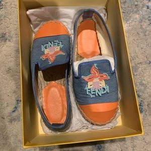 Fendi kids espadrilles size 27